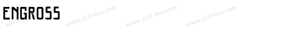 ENGROSS字体转换