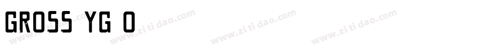 Gross-Yg6o字体转换