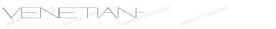 Venetian字体转换