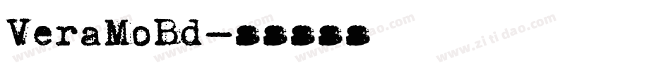 VeraMoBd字体转换