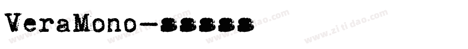 VeraMono字体转换