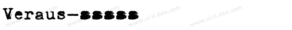 Veraus字体转换