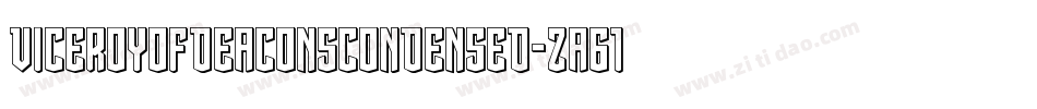 ViceroyOfDeaconsCondensed-za61字体转换