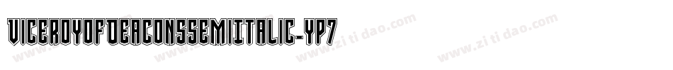 ViceroyOfDeaconsSemiItalic-Yp7j字体转换