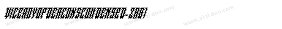 ViceroyOfDeaconsCondensed-za61字体转换