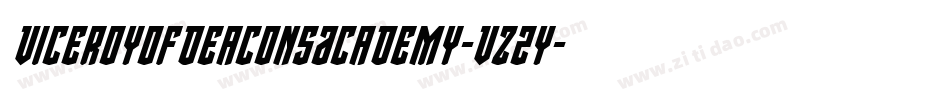 ViceroyOfDeaconsAcademy-VZ2y字体转换