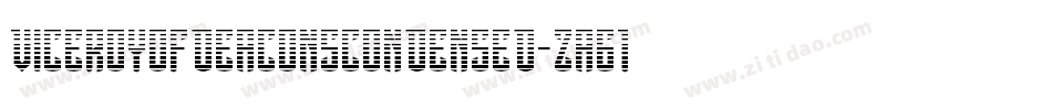 ViceroyOfDeaconsCondensed-za61字体转换