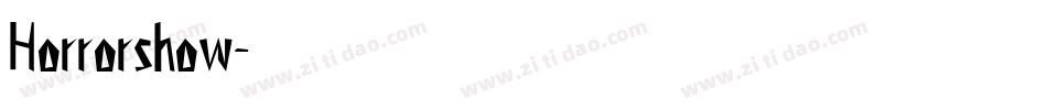 Horrorshow字体转换