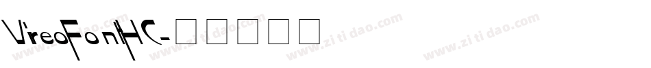 VireoFontHC字体转换