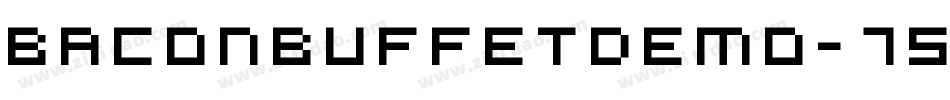 Baconbuffetdemo-759D字体转换