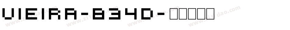 Vieira-834D字体转换