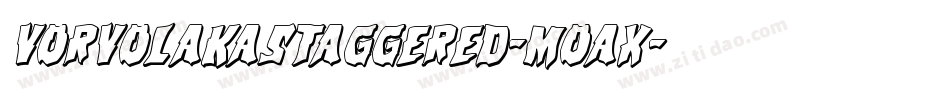 VorvolakaStaggered-Moax字体转换