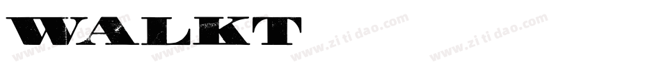 WALKT字体转换