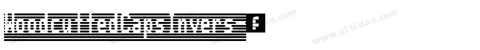WoodcuttedCapsInvers字体转换