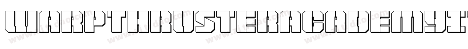 WarpThrusterAcademyItalic-BMrw字体转换