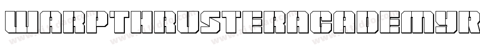 WarpThrusterAcademyRegular-RWlE字体转换