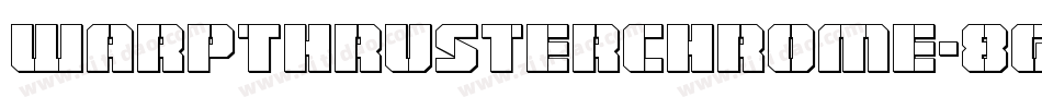 WarpThrusterChrome-8G5n字体转换