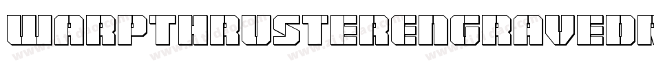 WarpThrusterEngravedRegular-KLPX字体转换