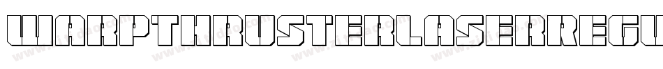 WarpThrusterLaserRegular-Xx0G字体转换