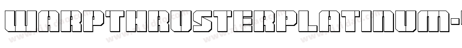 WarpThrusterPlatinum-4A24字体转换