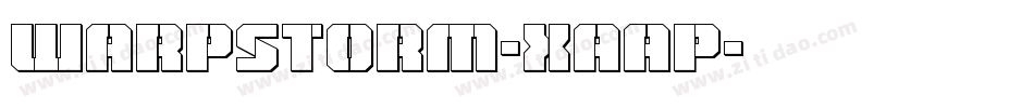 Warpstorm-XaaP字体转换