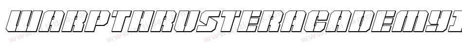 WarpThrusterAcademyItalic-BMrw字体转换