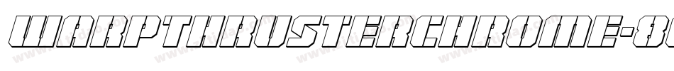 WarpThrusterChrome-8G5n字体转换