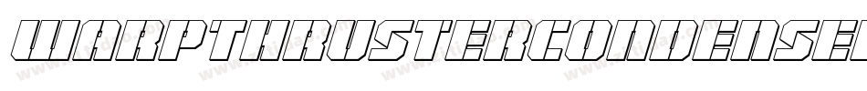 WarpThrusterCondensed-rLKB字体转换 WarpThrusterCondensed-rLKB字体转换
