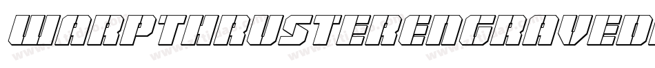 WarpThrusterEngravedRegular-KLPX字体转换