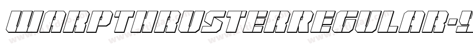 WarpThrusterRegular-yWPV字体转换