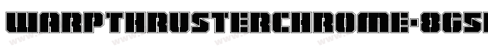 WarpThrusterChrome-8G5n字体转换