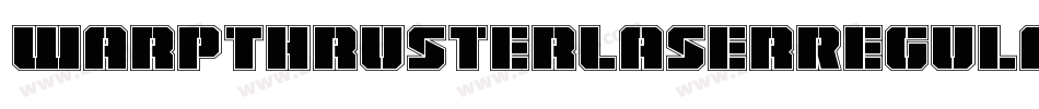 WarpThrusterLaserRegular-Xx0G字体转换