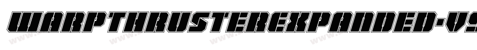 WarpThrusterExpanded-v979字体转换 WarpThrusterExpanded-v979字体转换