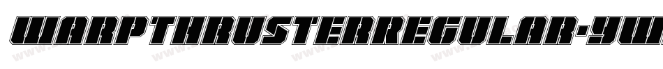 WarpThrusterRegular-yWPV字体转换