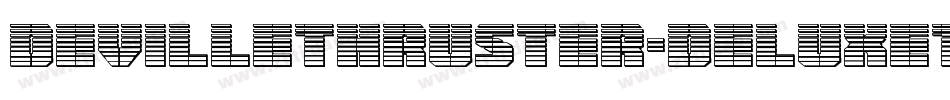 DevilleThruster-DeluxeTwo字体转换