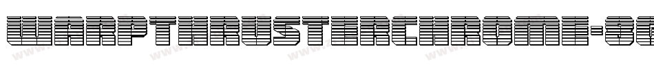 WarpThrusterChrome-8G5n字体转换
