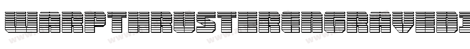 WarpThrusterEngravedItalic-2p5o字体转换