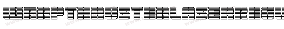 WarpThrusterLaserRegular-Xx0G字体转换