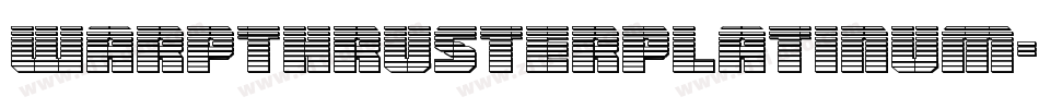 WarpThrusterPlatinum-4A24字体转换