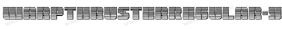 WarpThrusterRegular-yWPV字体转换