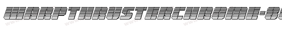 WarpThrusterChrome-8G5n字体转换