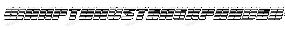 WarpThrusterExpanded-v979字体转换 WarpThrusterExpanded-v979字体转换