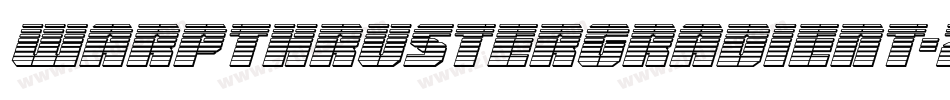 WarpThrusterGradient-7J54字体转换