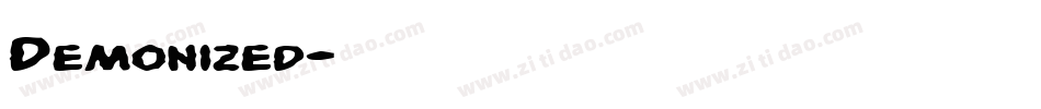 Demonized字体转换