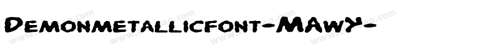 Demonmetallicfont-MAwY字体转换