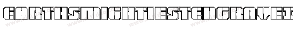 EarthsMightiestEngraveItal-94o2字体转换