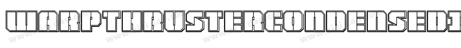 WarpThrusterCondensedItalic-MgXP字体转换