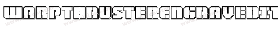 WarpThrusterEngravedItalic-2p5o字体转换