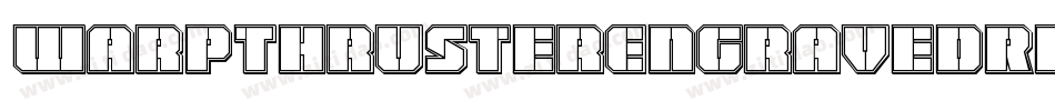 WarpThrusterEngravedRegular-KLPX字体转换