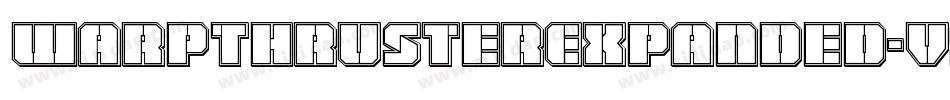 WarpThrusterExpanded-v979字体转换 WarpThrusterExpanded-v979字体转换